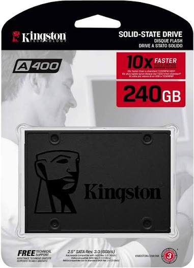 Unidad de estado sólido Kingston A400 de 240 GB